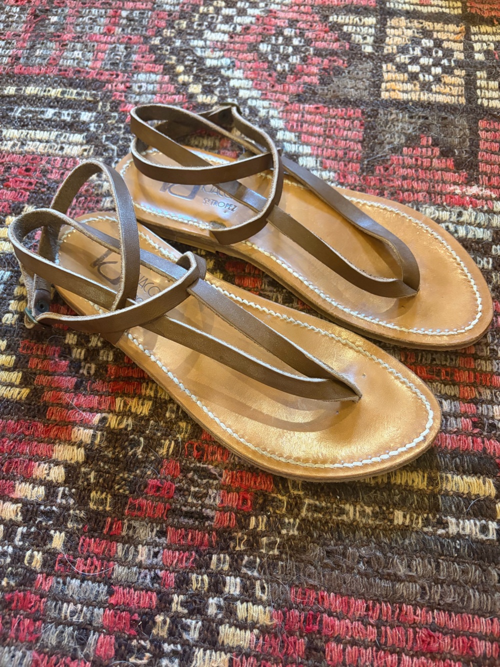K. Jacques Delta Thong Sandals size 39 (fits 8)